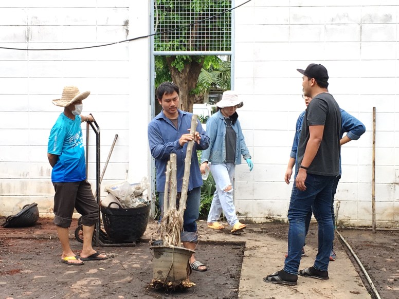 นิสิตพืชไร่นา รวมตัวกันทำความสะอาดและพัฒนาโรงเรือนทดลอง ภาควิชาพืชไร่นา คณะเกษตรศาสตร์ — ภาพที่ 34
